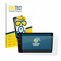 Front side of a product packaging with the brand logo BROTECT. Next to it is the device Volkswagen Tiguan Allspace 2019 Discov