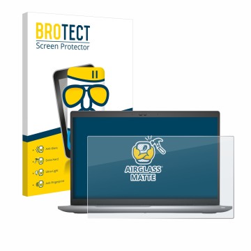 Parte frontale di una confezione del prodotto con il logo del marchio BROTECT. Accanto è raffigurato il dispositivo Dell Latit