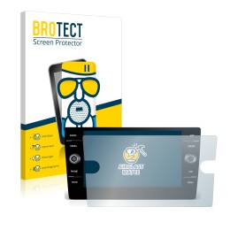 Front side of a product packaging with the brand logo BROTECT. Next to it is the device Volkswagen T-Roc R Line 2022 Discover 