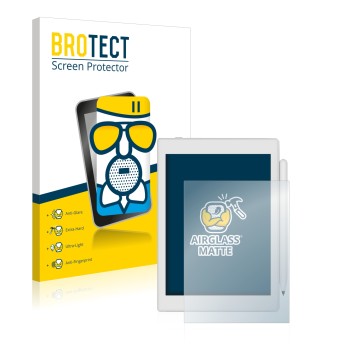 Face avant d’un emballage produit avec le logo de la marque BROTECT. À côté, l’appareil Boox Nova Air 2 est représenté avec la