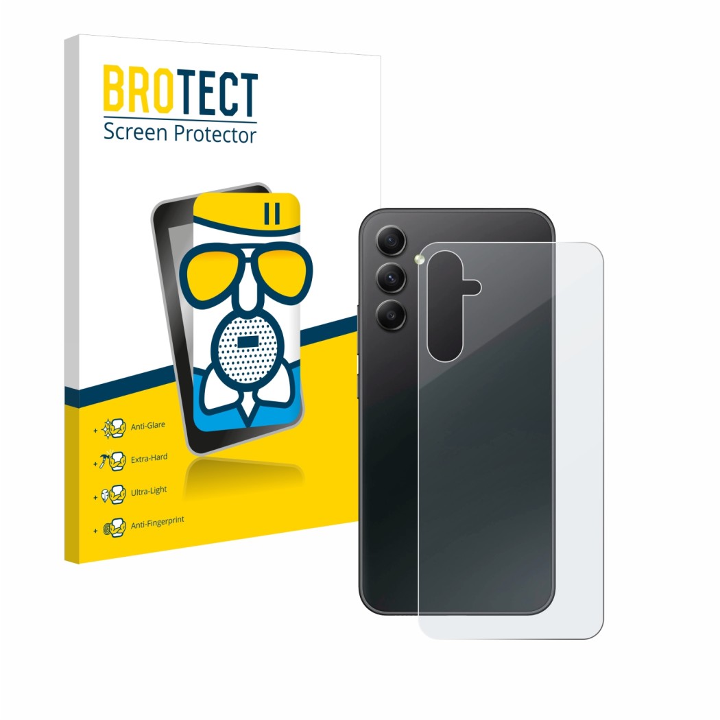 BROTECT AirGlass Matte Protection d'écran en verre mat pour Samsung Galaxy  A34 5G Enterprise Edition (Arrière)