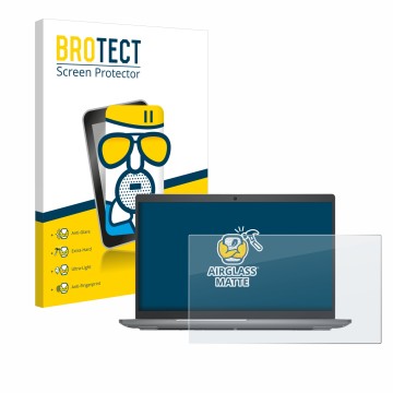 Vorderseite einer Produktverpackung mit dem Markenlogo BROTECT. Daneben ist das Gerät Dell Latitude 5540 mit dem zugehörigen D