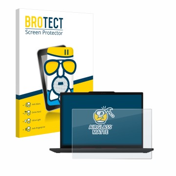 Vorderseite einer Produktverpackung mit dem Markenlogo BROTECT. Daneben ist das Gerät Lenovo ThinkPad T14 Gen 5 mit dem zugehö