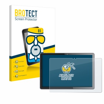 Parte frontal de un envase de producto con el logotipo de la marca BROTECT. Al lado se muestra el dispositivo VALE V10E-LTE co