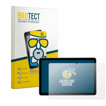 Vorderseite einer Produktverpackung mit dem Markenlogo BROTECT. Daneben ist das Gerät Blackview Oscal Pad 30 mit dem zugehörig