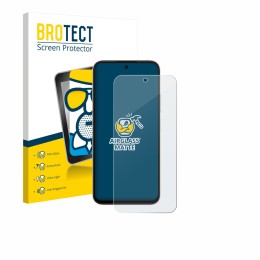 Vorderseite einer Produktverpackung mit dem Markenlogo BROTECT. Daneben ist das Gerät Oppo A6 mit dem zugehörigen Displayschut