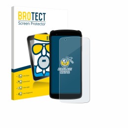 Face avant d’un emballage produit avec le logo de la marque BROTECT. À côté, l’appareil Zebra TC22R est représenté avec la pro