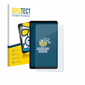 Parte frontale di una confezione del prodotto con il logo del marchio BROTECT. Accanto è raffigurato il dispositivo Blackview 