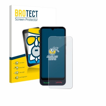 Parte frontal de un envase de producto con el logotipo de la marca BROTECT. Al lado se muestra el dispositivo SPC Zeus 2 Pro c