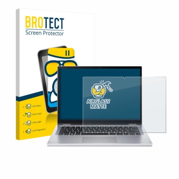 Parte frontale di una confezione del prodotto con il logo del marchio BROTECT. Accanto è raffigurato il dispositivo Acer Aspir