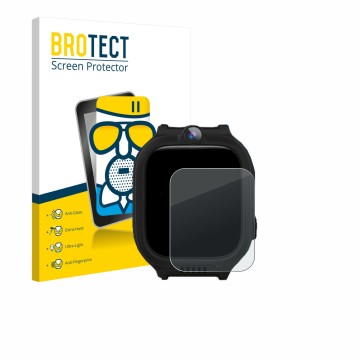 Face avant d’un emballage produit avec le logo de la marque BROTECT. À côté, l’appareil VELTIX ‎X Pro 1.69