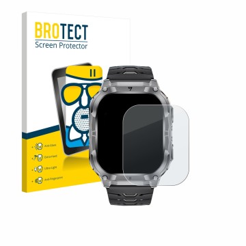 Parte frontal de un envase de producto con el logotipo de la marca BROTECT. Al lado se muestra el dispositivo LIGE EF22 2