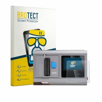 Vorderseite einer Produktverpackung mit dem Markenlogo BROTECT. Daneben ist das Gerät Xhorse Multi-Prog mit dem zugehörigen Di
