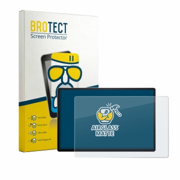 Parte frontale di una confezione del prodotto con il logo del marchio BROTECT. Accanto è raffigurato il dispositivo HP Serie 5