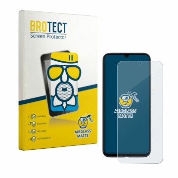Parte frontal de un envase de producto con el logotipo de la marca BROTECT. Al lado se muestra el dispositivo Redmi R70m 5G co