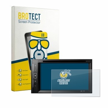 Vorderseite einer Produktverpackung mit dem Markenlogo BROTECT. Daneben ist das Gerät Pioneer DMH-A240DAB mit dem zugehörigen 