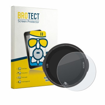 Face avant d’un emballage produit avec le logo de la marque BROTECT. À côté, l’appareil Ejoyous Bike Computer est représenté a