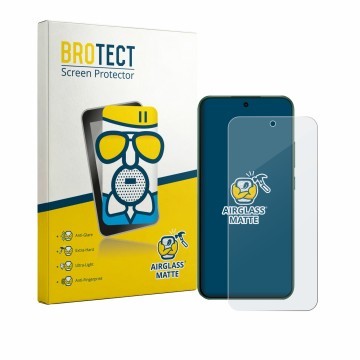 Vorderseite einer Produktverpackung mit dem Markenlogo BROTECT. Daneben ist das Gerät Oppo F33 mit dem zugehörigen Displayschu