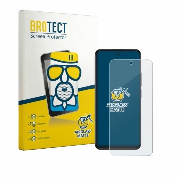 Parte frontale di una confezione del prodotto con il logo del marchio BROTECT. Accanto è raffigurato il dispositivo TCL 605 co