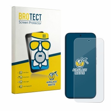 Parte frontal de un envase de producto con el logotipo de la marca BROTECT. Al lado se muestra el dispositivo Xiaomi 17T con s
