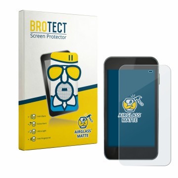Front side of a product packaging with the brand logo BROTECT. Next to it is the device Equil Patch 200U shown with the corres