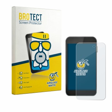 Vorderseite einer Produktverpackung mit dem Markenlogo BROTECT. Daneben ist das Gerät Equil S Patch 300U mit dem zugehörigen D