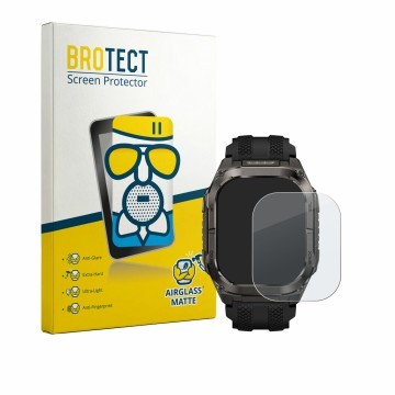 Vorderseite einer Produktverpackung mit dem Markenlogo BROTECT. Daneben ist das Gerät Kospet Tank M4C mit dem zugehörigen Disp
