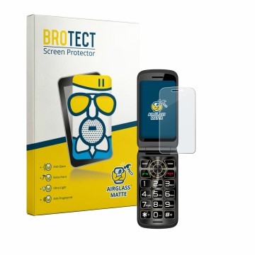 Vorderseite einer Produktverpackung mit dem Markenlogo BROTECT. Daneben ist das Gerät Guwet G739 mit dem zugehörigen Displaysc