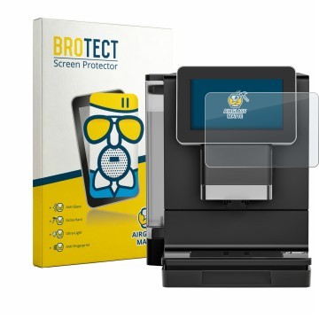 Parte frontale di una confezione del prodotto con il logo del marchio BROTECT. Accanto è raffigurato il dispositivo Nivona NIV