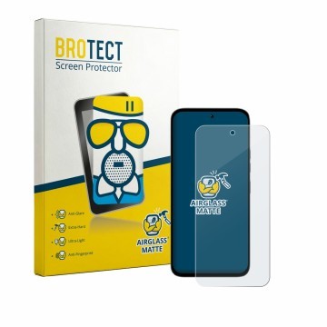 Parte frontale di una confezione del prodotto con il logo del marchio BROTECT. Accanto è raffigurato il dispositivo Tecno Pop 
