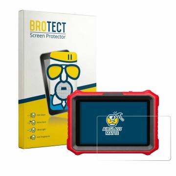 Parte frontal de un envase de producto con el logotipo de la marca BROTECT. Al lado se muestra el dispositivo KINGBOLEN K8 Eli