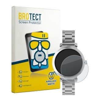 Parte frontale di una confezione del prodotto con il logo del marchio BROTECT. Accanto è raffigurato il dispositivo ZenWatch L