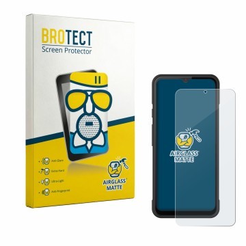 Vorderseite einer Produktverpackung mit dem Markenlogo BROTECT. Daneben ist das Gerät iMin Swift 1 Pro mit dem zugehörigen Dis
