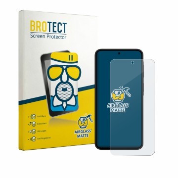 Parte frontale di una confezione del prodotto con il logo del marchio BROTECT. Accanto è raffigurato il dispositivo Samsung Ga
