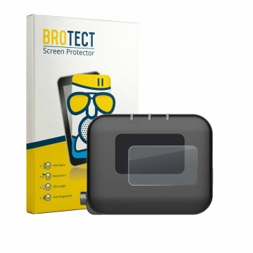 Front side of a product packaging with the brand logo BROTECT. Next to it is the device Deity TC-1 shown with the correspondin