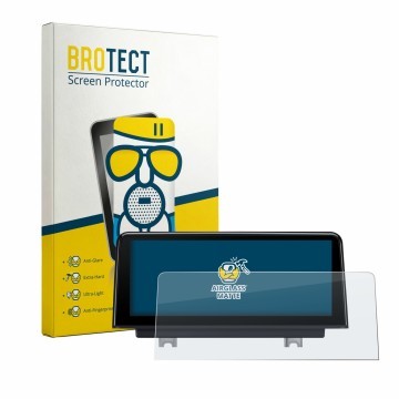Parte frontal de un envase de producto con el logotipo de la marca BROTECT. Al lado se muestra el dispositivo Xtrons QBBH14NBT