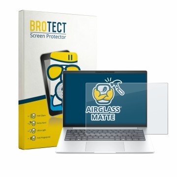 Vorderseite einer Produktverpackung mit dem Markenlogo BROTECT. Daneben ist das Gerät HP EliteBook 8 G2a 14