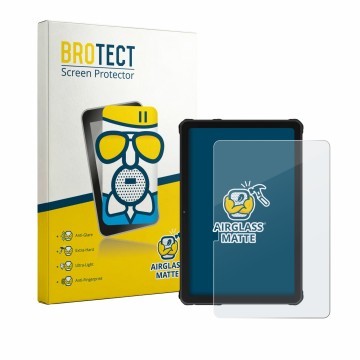 Vorderseite einer Produktverpackung mit dem Markenlogo BROTECT. Daneben ist das Gerät Oukitel RT10 mit dem zugehörigen Display