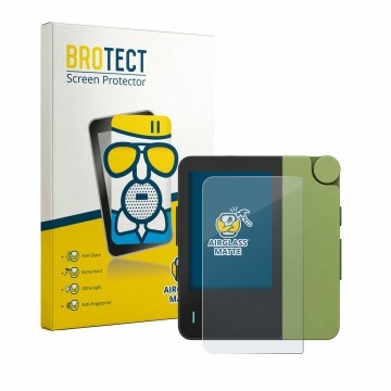 Parte frontale di una confezione del prodotto con il logo del marchio BROTECT. Accanto è raffigurato il dispositivo Hiby W4 co