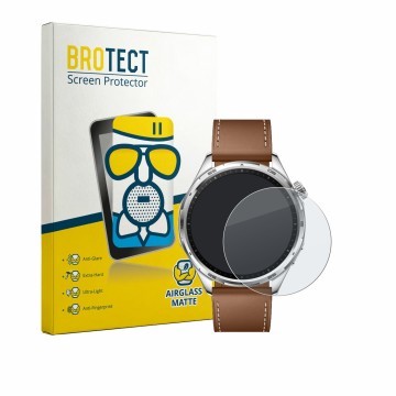 Vorderseite einer Produktverpackung mit dem Markenlogo BROTECT. Daneben ist das Gerät Honor Watch 6 mit dem zugehörigen Displa