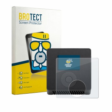 Parte frontale di una confezione del prodotto con il logo del marchio BROTECT. Accanto è raffigurato il dispositivo Spektrum S