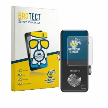 Vorderseite einer Produktverpackung mit dem Markenlogo BROTECT. Daneben ist das Gerät TC Electronic POLYTUNE 3 Noir mit dem zu