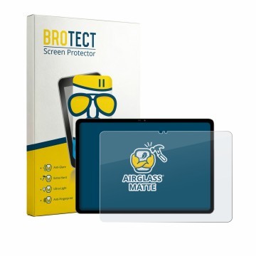 Parte frontal de un envase de producto con el logotipo de la marca BROTECT. Al lado se muestra el dispositivo Blackview MEGA 5