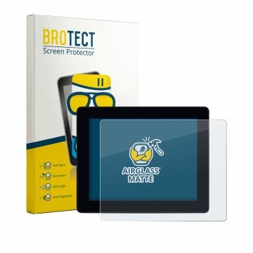 Face avant d’un emballage produit avec le logo de la marque BROTECT. À côté, l’appareil Iiyama ProLite TF1215MC-B1 est représe