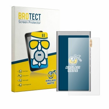 Front side of a product packaging with the brand logo BROTECT. Next to it is the device Hifi Walker H20 Ultra shown with the c
