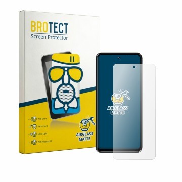 Parte frontal de un envase de producto con el logotipo de la marca BROTECT. Al lado se muestra el dispositivo Lagenio A11 con 