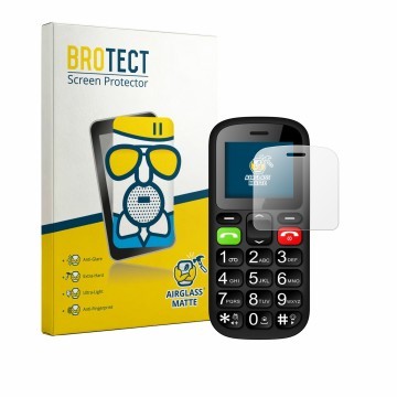 Front side of a product packaging with the brand logo BROTECT. Next to it is the device artfone CS181 shown with the correspon