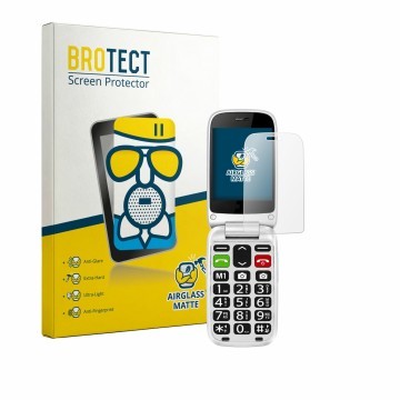 Parte frontale di una confezione del prodotto con il logo del marchio BROTECT. Accanto è raffigurato il dispositivo true S70 c