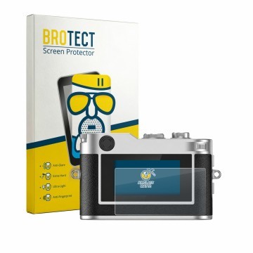 Vorderseite einer Produktverpackung mit dem Markenlogo BROTECT. Daneben ist das Gerät Rollei Mini Digital Camera mit dem zugeh