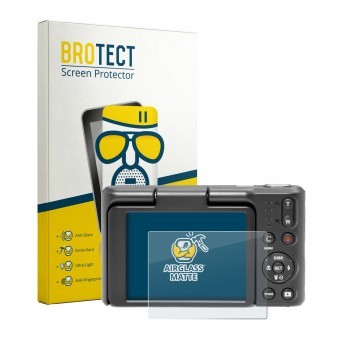 Vorderseite einer Produktverpackung mit dem Markenlogo BROTECT. Daneben ist das Gerät Kodak Pixpro C1 mit dem zugehörigen Disp